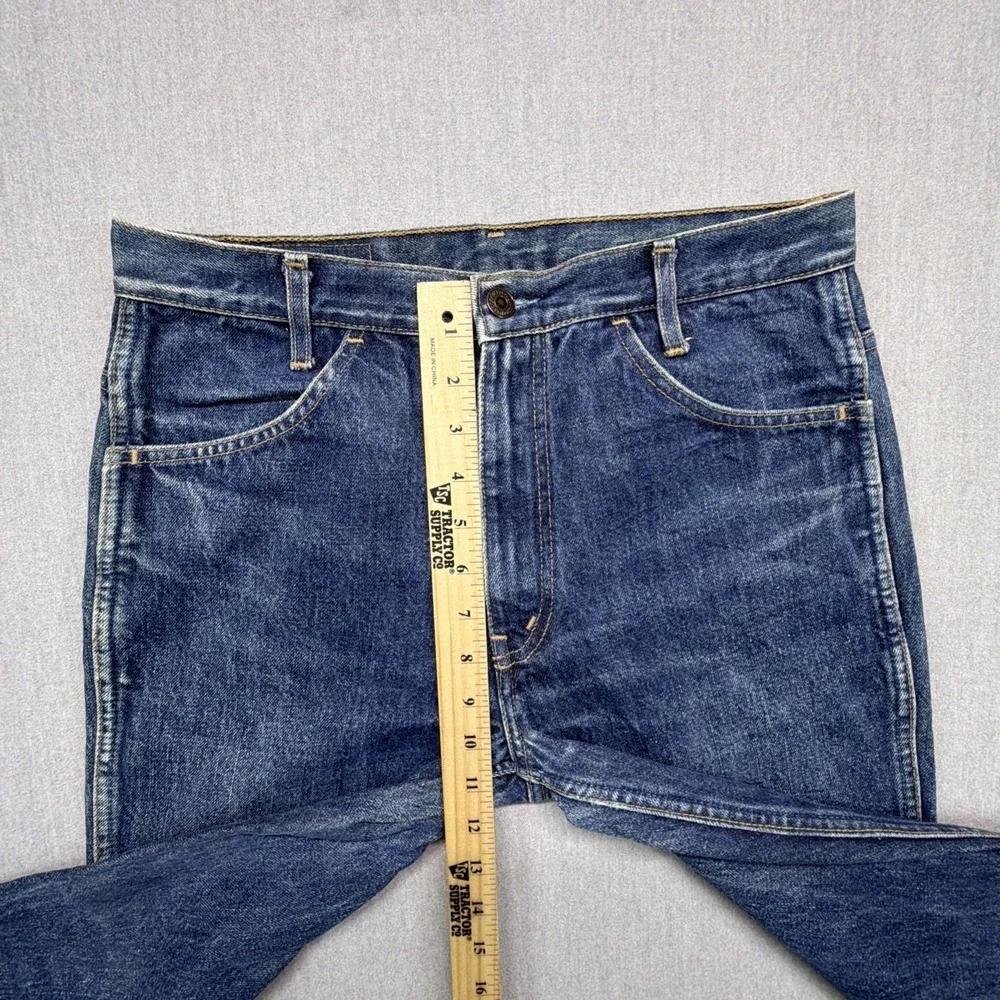 Vintage Levi's 646 Orange Tab Bellbottom Flare Denim 32x32 (Fits 30x32)